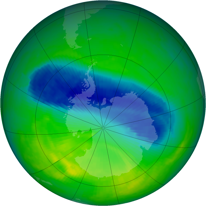 Ozone Map 1991-11-15